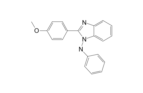 1-Anilino-2-p-(methoxyphenyl)benzimidazole