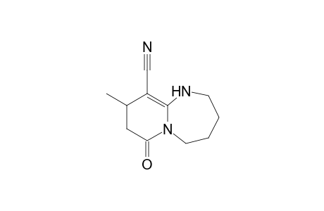 7-keto-9-methyl-2,3,4,5,8,9-hexahydro-1H-pyrido[1,2-a][1,3]diazepine-10-carbonitrile