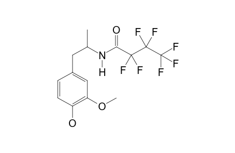 4-Hydroxy-3-methoxyamphetamine hfb