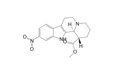 (1S,12bS)-10-nitro-1,2,3,4,6,7,12,12b-octahydropyrido[2,1-a]$b-carboline-1-carboxylic acid methyl ester