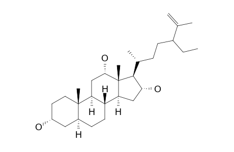 3-ALPHA,12-ALPHA,16-ALPHA-TRIHYDROXY-24-ZETA-ETHYLCHOLEST-25-ENE