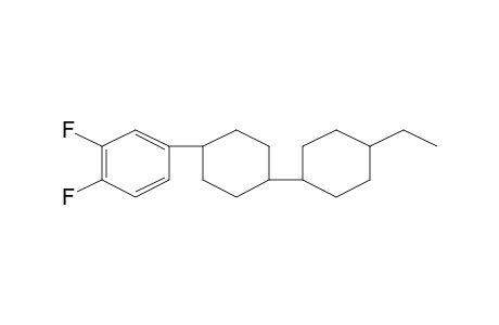 4-[4-(4-ethylcyclohexyl)cyclohexyl]-1,2-bis(fluoranyl)benzene