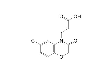 6-Chloro-2,3-dihydro-3-oxo-4H-1,4-benzoxazine-4-propionic acid