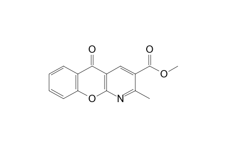 2-METHYL-5-OXO-5H-[1]BENZOPYRANO[2,3-b]PYRIDINE-3-CARBOXYLIC ACID, METHYL ESTER