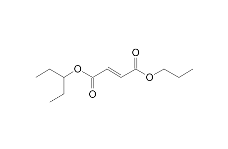 Fumaric acid, 3-pentyl propyl ester