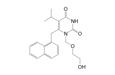 1-[(2-HYDROXYETHOXY)-METHYL]-5-ISOPROPYL-6-(1-NAPHTHYLMETHYL)-URACIL