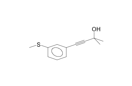 2-Methyl-4-(3-methylsulfanylphenyl)but-3-yn-2-ol