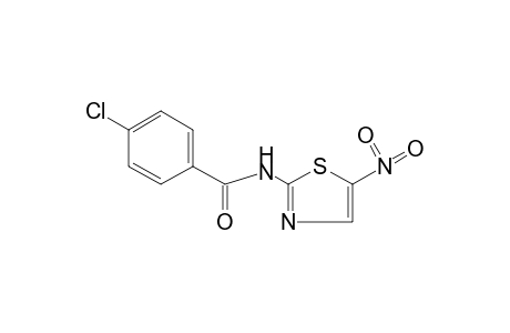 p-chloro-N-(5-nitro-2-thiazolyl)benzamide