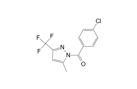 1-(4-chlorobenzoyl)-5-methyl-3-(trifluoromethyl)-1H-pyrazole