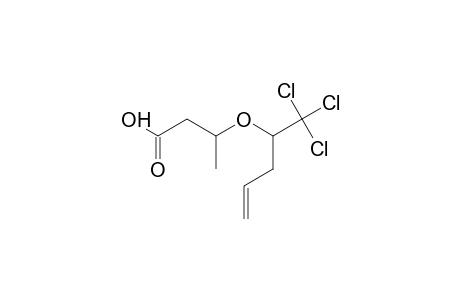 3-([1-(Trichloromethyl)-3-butenyl]oxy)butanoic acid