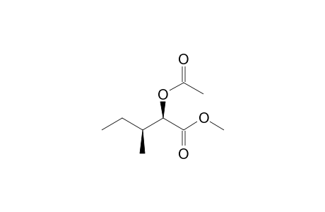 Methyl (2rs, 3sr)-2-acetoxy-3-methylpentanoate