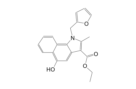 1-Furfuryl-3-ethoxycarbonyl-5-hydroxy-2-methylbenz(g)indole