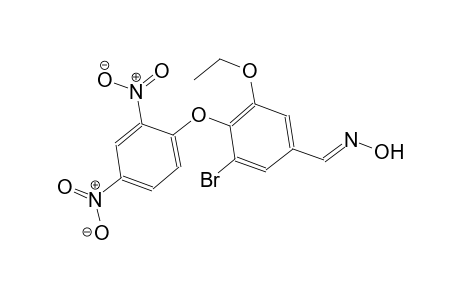 3-bromo-4-(2,4-dinitrophenoxy)-5-ethoxybenzaldehyde oxime