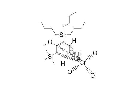 (2R)-Tricarbonyl[.eta.(6)-2-tributylstannyl-6-(trimethylsilyl)anisole]chromium(0)