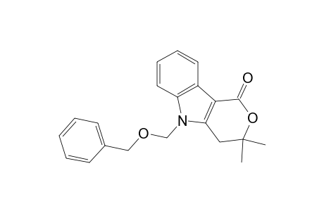 Pyrano[4,3-b]indol-1(3H)-one, 4,5-dihydro-3,3-dimethyl-5-[(phenylmethoxy)methyl]-