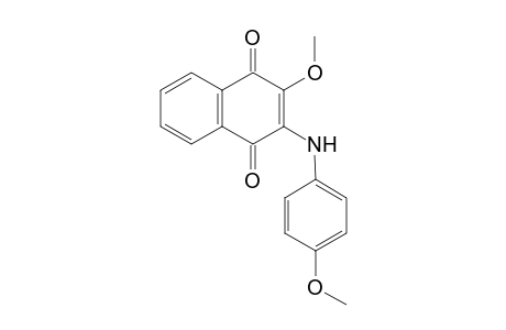 2-Methoxy-3-(4-methoxyanilino)naphthoquinone