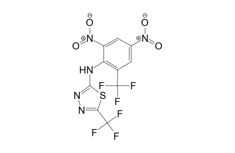 1,3,4-Thiadiazol-2-amine, N-[2,4-dinitro-6-(trifluoromethyl)phenyl]-5-(trifluoromethyl)-