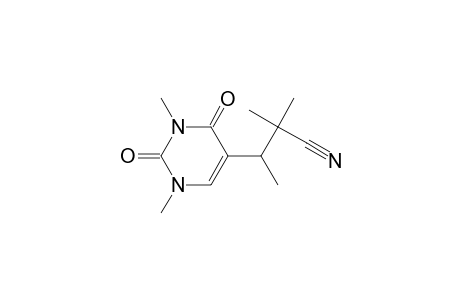 1,3-Dimethyl-5-(1,2-dimethyl-2-cyano-propyl)-uracil