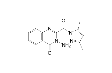 3-Amino-2-(3,5-dimethylpyrazole-1-carbonyl)quinazolin-4(3H)-one