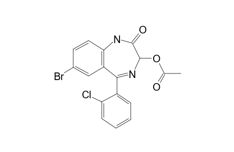 2H-1,4-Benzodiazepin-2-one, 3-(acetyloxy)-7-bromo-5-(2-chlorophenyl)-1,3-dihydro-