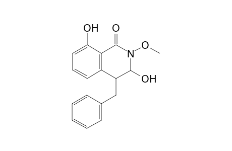 4-Benzyl-3,8-dihydroxy-2-methoxy-3,4-dihydroisoquinolin-1(2H)-one