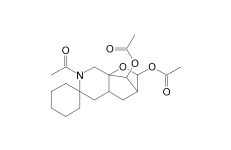 3-Acetyl-9,11-diacetoxyspiro[3-aza-10-oxatricyclo[6.2.1.0(1,6)]undecane-4,1'-cyclohexane]