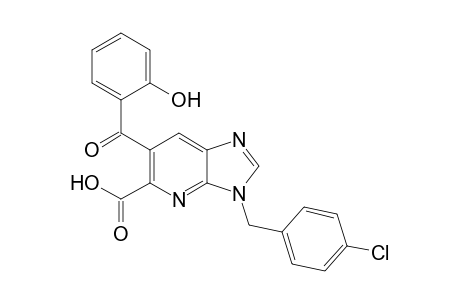 3-(4-Chlorobenzyl)-6-(2-hydroxybenzoyl)-3H-imidazo[4,5-b]pyridine-5-carboxylic acid