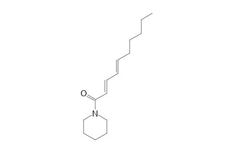(2E,4Z)-1-(1-Oxo-2,4-decadienyl)-piperidin