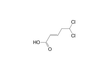 (E)-5,5-dichloropent-2-enoic acid