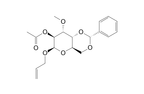 ALLYL-2-O-ACETYL-3-O-METHYL-4,6-O-BENZYLIDENE-BETA-D-ALTROPYRANOSIDE