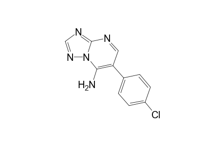 7-AMINO-6-(p-CHLOROPHENYL)-s-TRIAZOLO[1,5-a]PYRIMIDINE