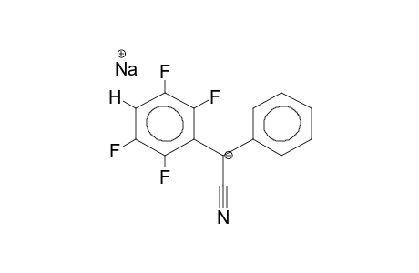 ALPHA-(2,3,5,6-TETRAFLUOROPHENYL)-ALPHA-PHENYLACETONITRILE, SODIUM SALT