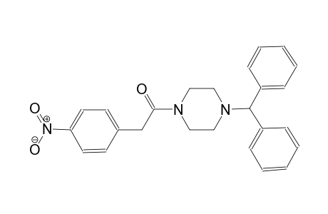 1-benzhydryl-4-[(4-nitrophenyl)acetyl]piperazine