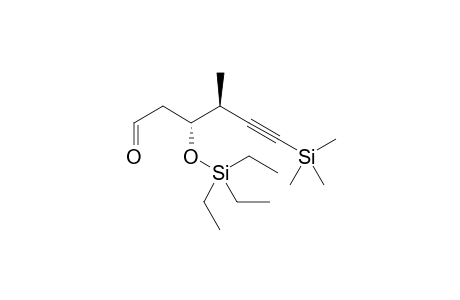 (3R,4S)-4-methyl-3-triethylsilyloxy-6-trimethylsilyl-hex-5-ynal