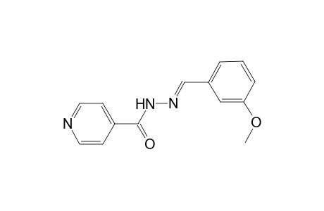 N'-[(E)-(3-methoxyphenyl)methylidene]isonicotinohydrazide