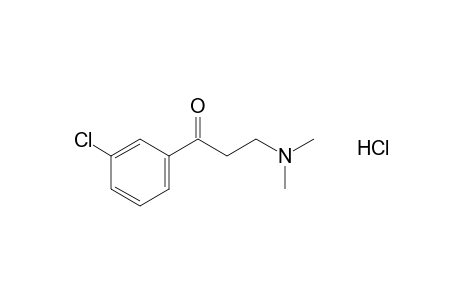 3'-chloro-3-(dimethylamino)propiophenone, hydrochloride