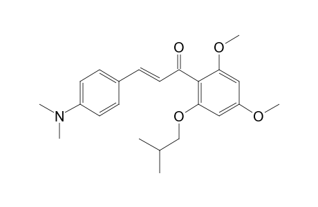 4',6'-Dimethoxy-4-dimethylamino-2'-(2-methylpropyl)oxychalcone (isomer 1)