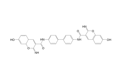 N,N'-([1,1'-Biphenyl]-4,4'-diyl)bis(7-hydroxy-2-imino-2H-chromene-3-carboxamide)