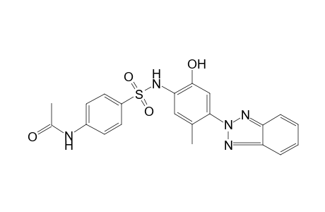 N-(4-{[4-(2H-1,2,3-benzotriazol-2-yl)-2-hydroxy-5-methylanilino]sulfonyl}phenyl)acetamide