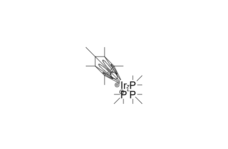 (/.eta.-5/-Pentamethyl-cyclopentadienyl)-tris(trimethylphosphino) iridium dication