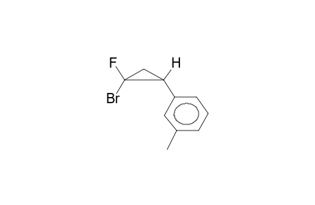 ANTI-1-FLUORO-1-BROMO-2-(META-METHYLPHENYL)CYCLOPROPANE