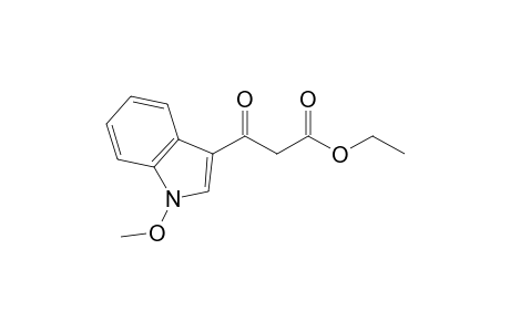 Ethyl 3-(1-methoxy-1H-3-indolyl)-3-oxopropanoate