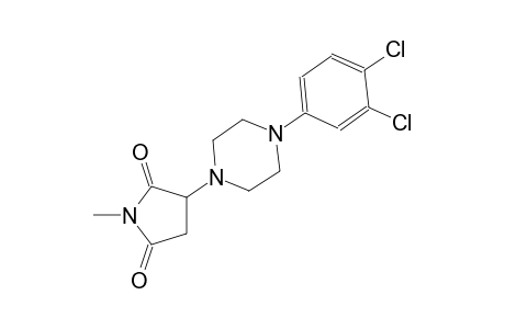 3-[4-(3,4-dichlorophenyl)-1-piperazinyl]-1-methyl-2,5-pyrrolidinedione