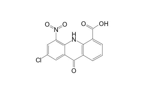 7-Chloro-5-nitro-9-oxo-9,10-dihydro-4-acridinecarboxylic acid