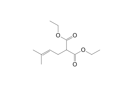 2-(3-Methylbut-2-enyl)malonic acid diethyl ester