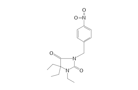 3-(p-nitrobenzyl)-1,5,5-triethylhydantoin