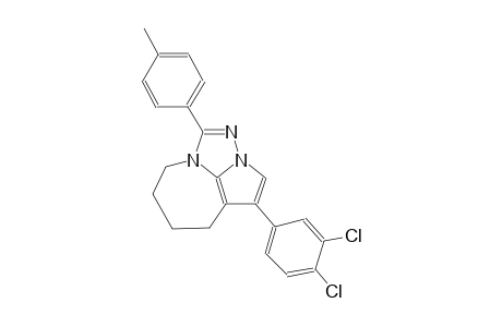 4-(3,4-Dichlorophenyl)-1-(4-methylphenyl)-5,6,7,8-tetrahydro-2,2a,8a-triazacyclopenta[cd]azulene