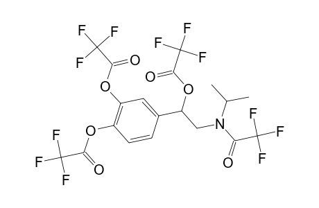 Acetic acid, trifluoro-, 4-[2-[(1-methylethyl)(trifluoroacetyl)amino]-1-[(trifluoroacetyl)oxy]ethyl]-1,2-phenylene ester