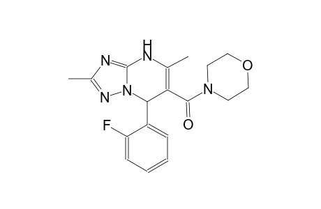 [1,2,4]triazolo[1,5-a]pyrimidine, 7-(2-fluorophenyl)-4,7-dihydro-2,5-dimethyl-6-(4-morpholinylcarbonyl)-