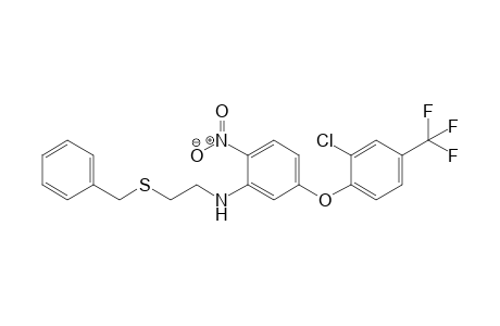 Benzenamine, 5-[2-chloro-4-(trifluoromethyl)phenoxy]-2-nitro-N-[2-[(phenylmethyl)thio]ethyl]-